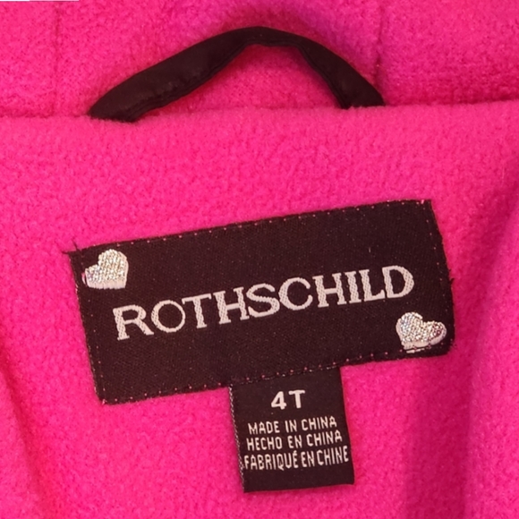 NEW Girls Rothschild Black Peplum Puffer Coat Size: 4T - Picture 9 of 10